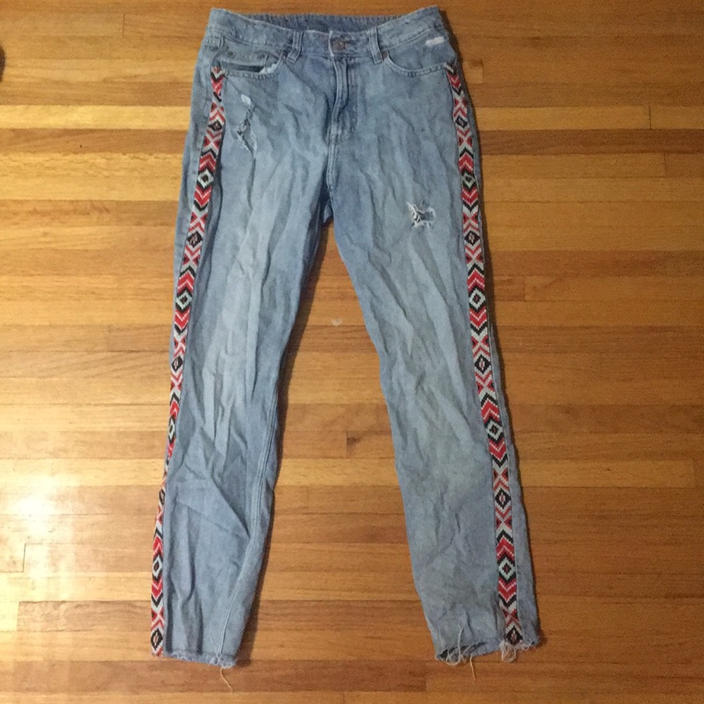 H&M jeans with stitching